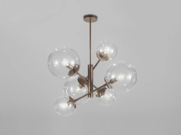 GLOBAL Ø 80 - Ø 50 - Metal pendant lamp by Metal Lux - view 3